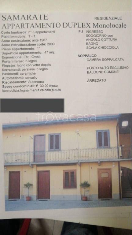 Appartamento in in vendita da privato a Samarate via Giuseppe Garibaldi, 29