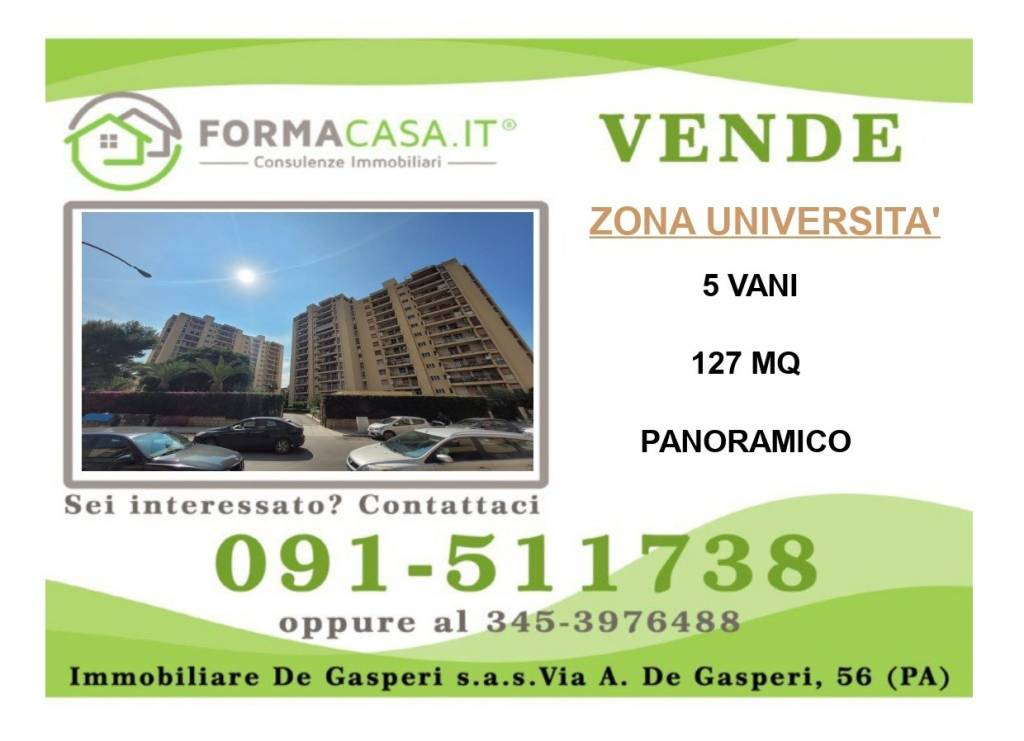 Appartamento in vendita a Palermo via Gustavo Roccella, 209