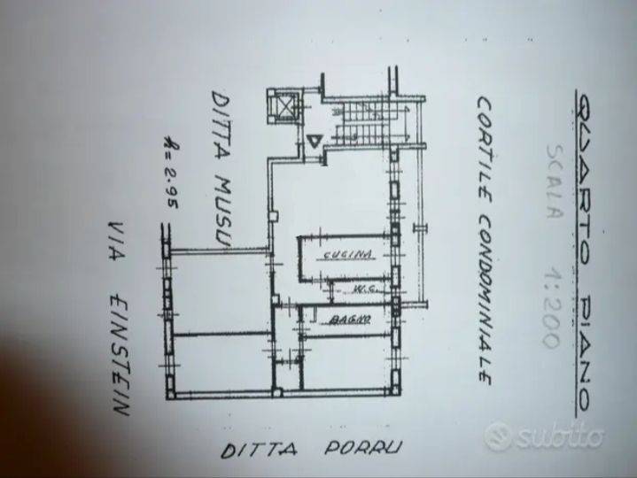 Appartamento in in affitto da privato a Cagliari via Albert Einstein, 11