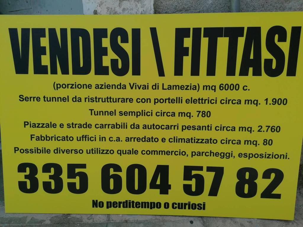Terreno Agricolo in vendita a Lamezia Terme strada Statale Tirrena Inferiore, km.377