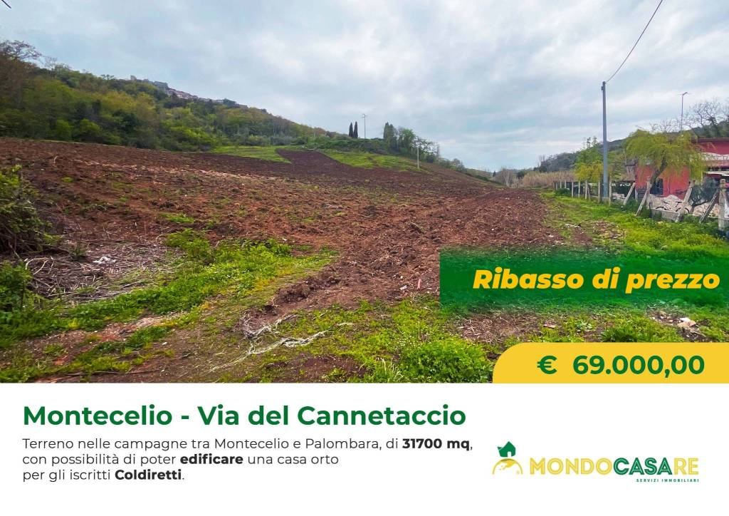 Terreno Residenziale in vendita a Guidonia Montecelio via del Cannetaccio