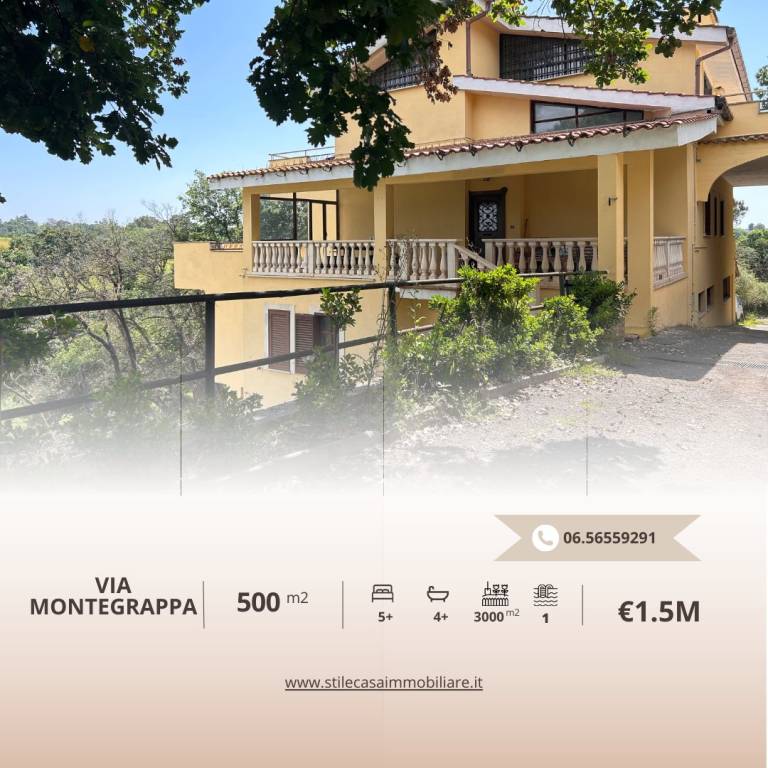 Villa in vendita a Roma via Eremo, 70