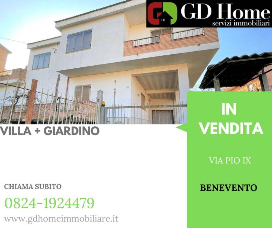 Villa in vendita a Benevento via Pio IX