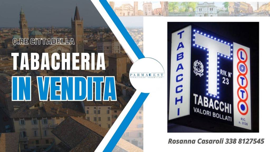 Tabaccheria in vendita a Parma stradone Martiri della Libertà, 20