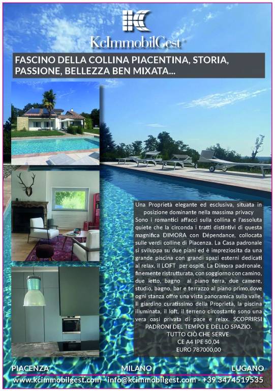 Villa in vendita a Gazzola località Croara