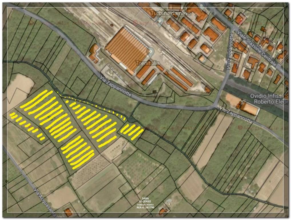 Terreno Agricolo in vendita a Sulmona via Zappannotte