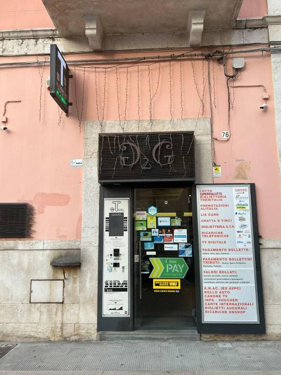 Tabaccheria in vendita a Giovinazzo via Agostino Gioia