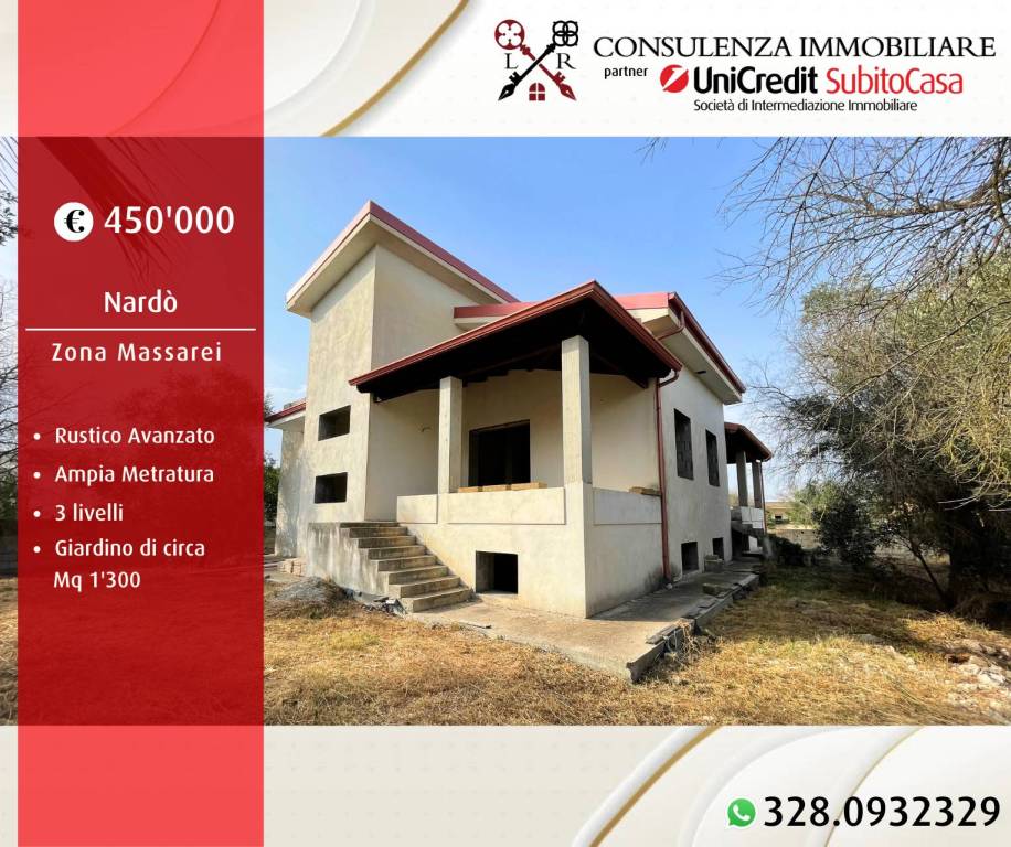 Villa in vendita a Nardò strada Masserei, 23