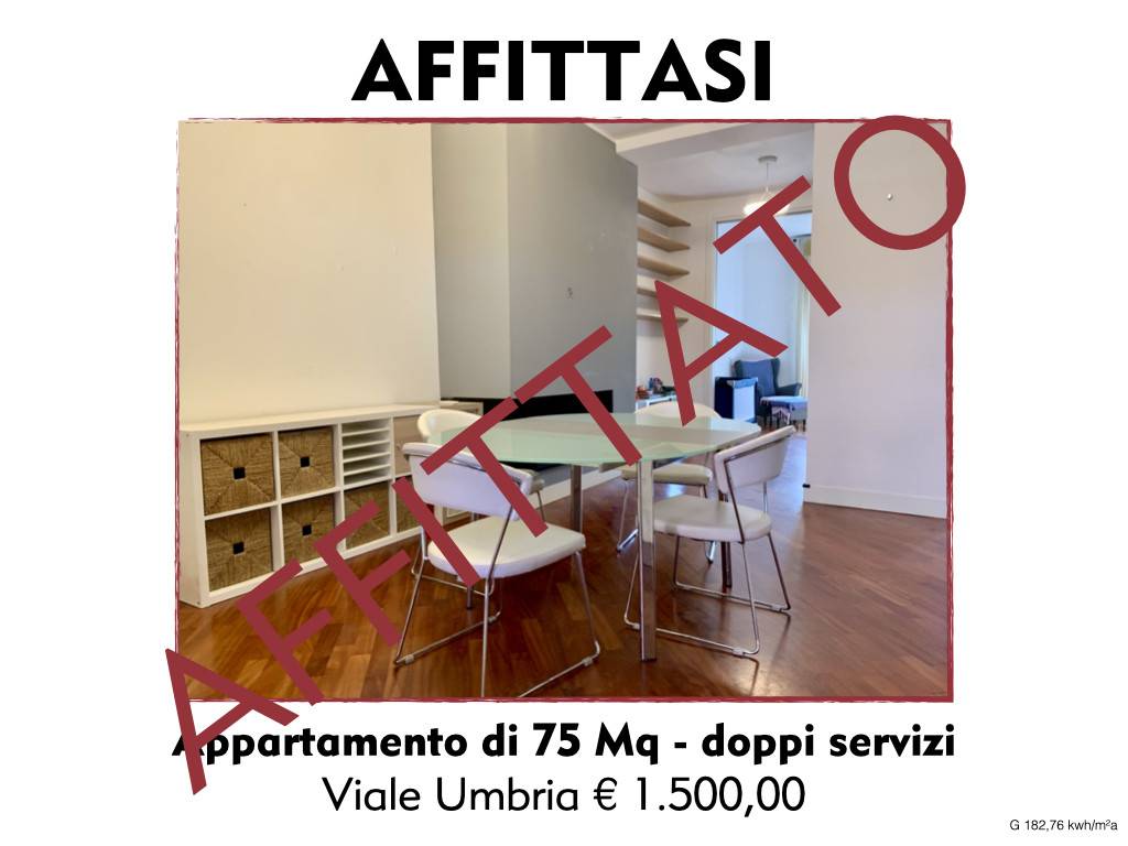 Appartamento in affitto a Milano viale Umbria, 21