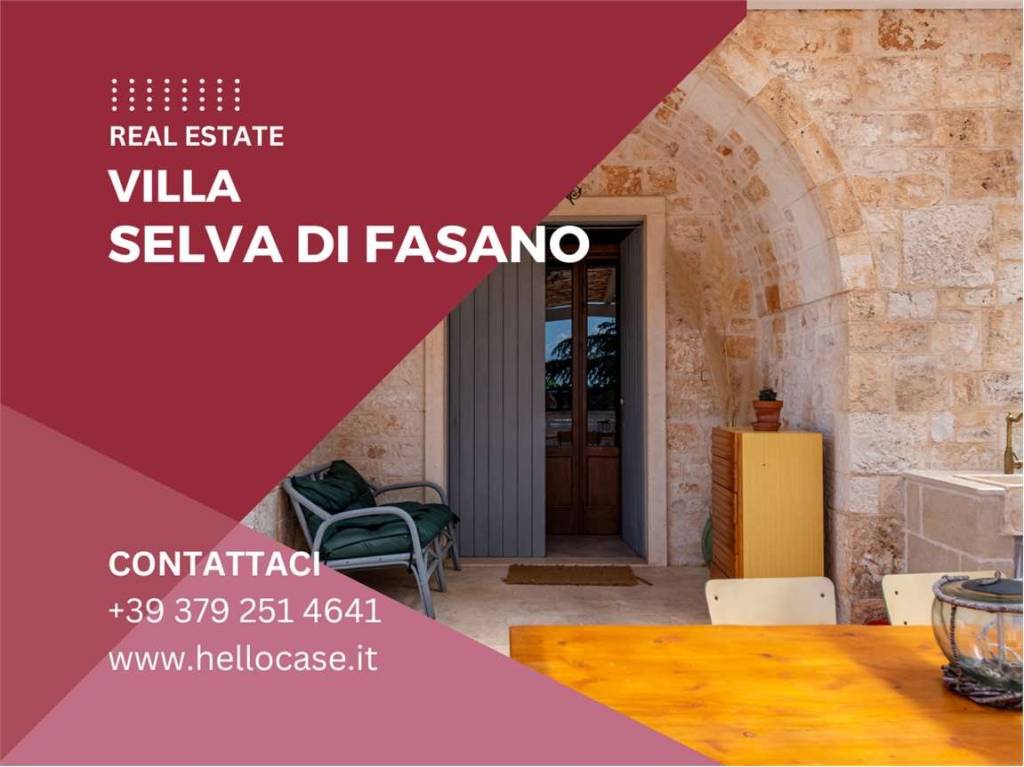 Villa in vendita a Fasano strada provinciale fasano/selva