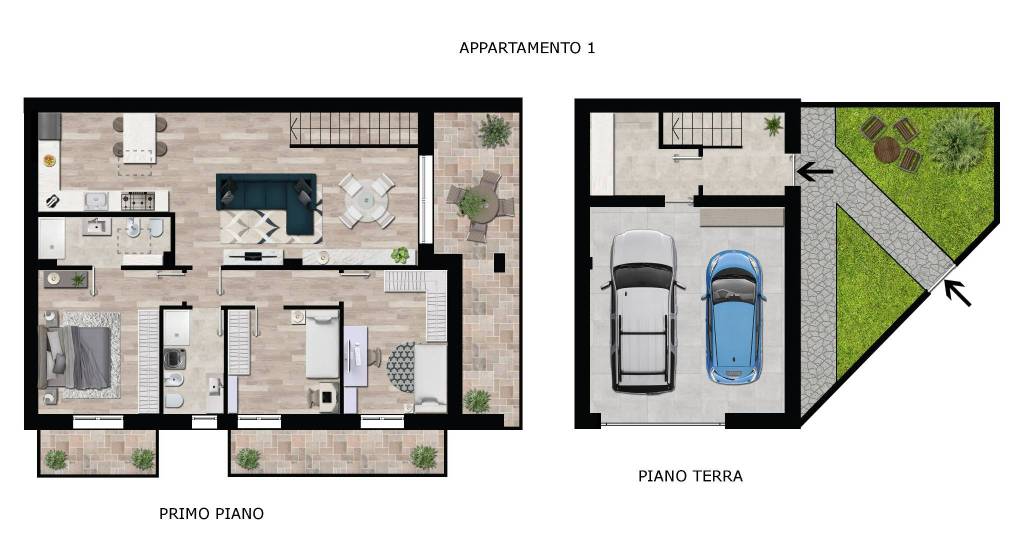 Appartamento in vendita a Gambettola via Giovanni Pascoli, 45