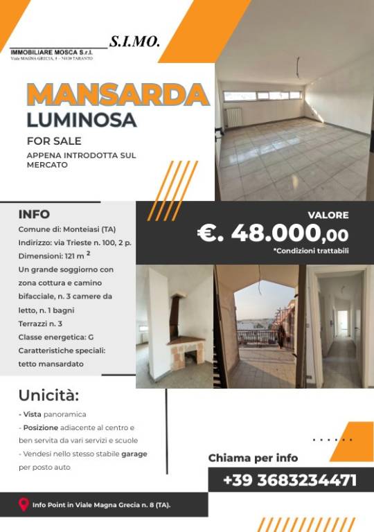 Appartamento in in vendita da privato a Monteiasi via Trieste, 100