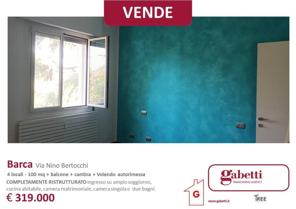 Appartamento in vendita a Bologna via Nino Bertocchi