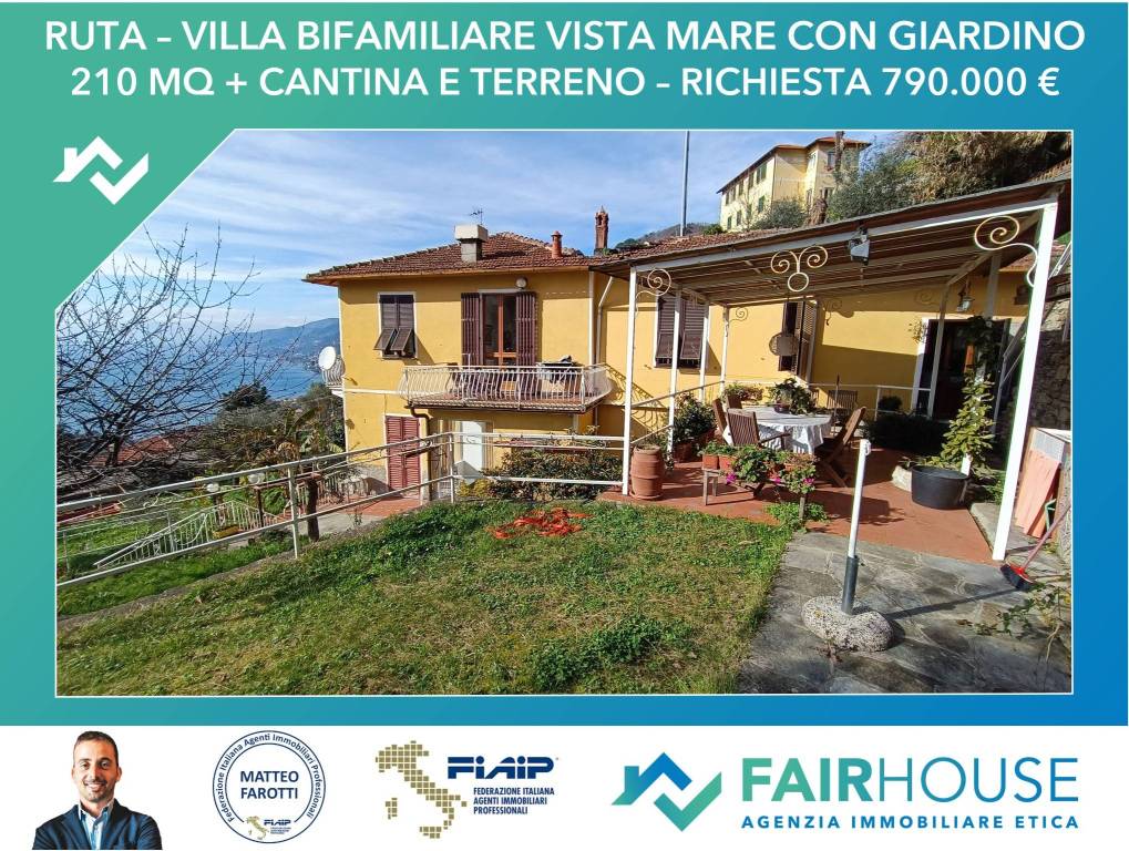 Villa Bifamiliare in vendita a Camogli via Maggiolo, 17