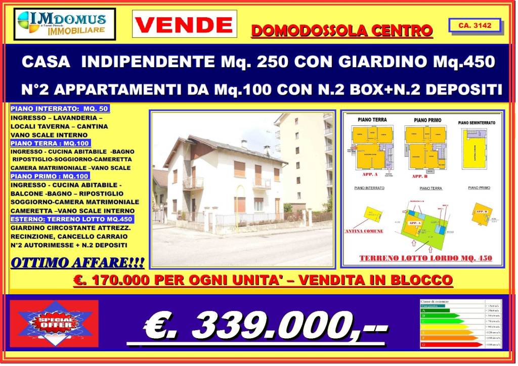 Casa Indipendente in vendita a Domodossola via Scapaccino, 49