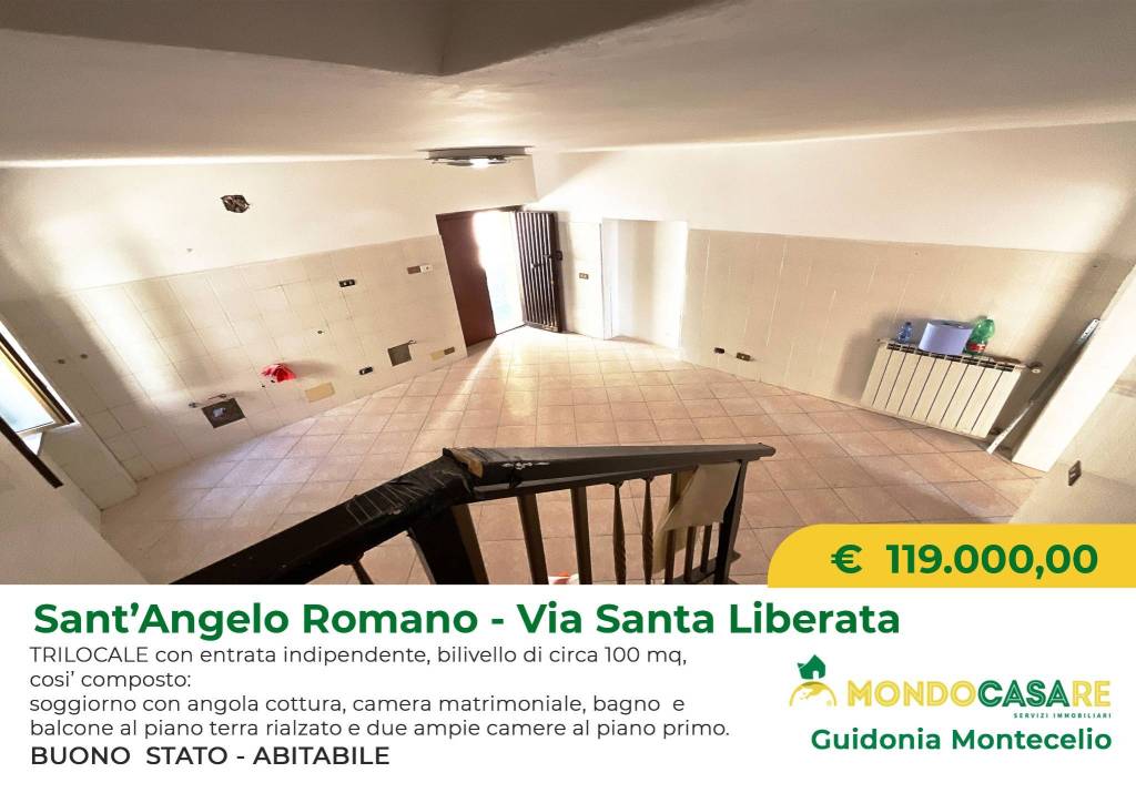 Appartamento in vendita a Sant'Angelo Romano via Santa Liberata, 23