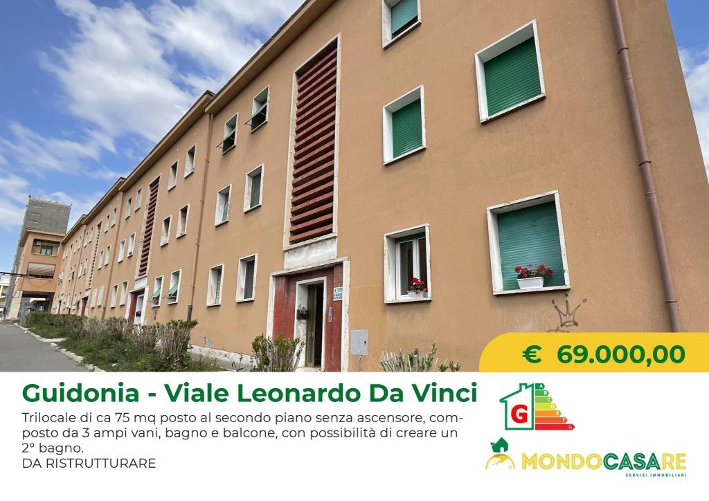 Appartamento in vendita a Guidonia Montecelio via Leonardo da Vinci, 11