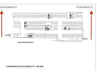 Posto auto in affitto a milano via selvanesco, 79