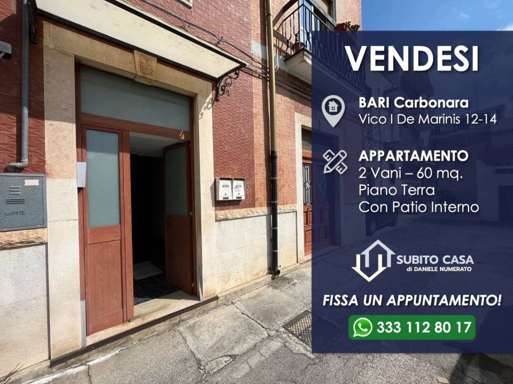 Appartamento in vendita a Bari via Giuseppe De Marinis Vico 1, 14