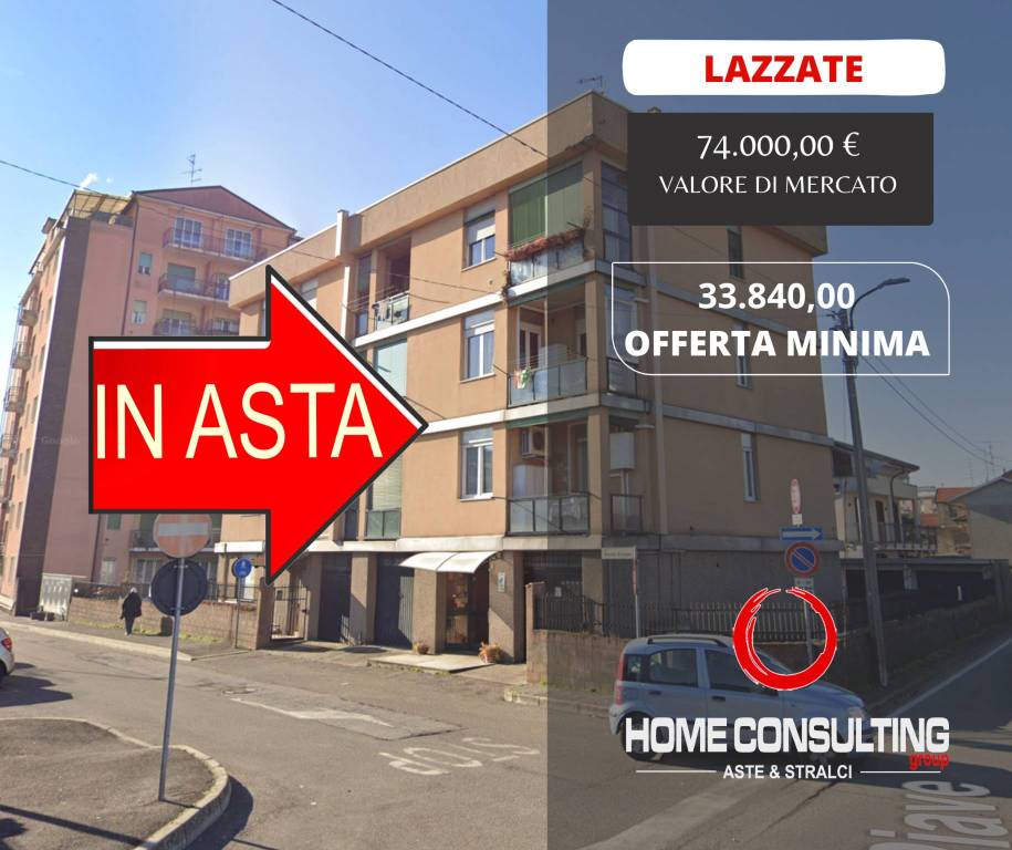 Appartamento all'asta a Lazzate via Monte Grappa n. 9