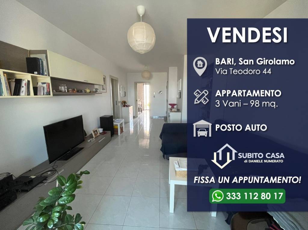 Appartamento in vendita a Bari via Teodoro, 44