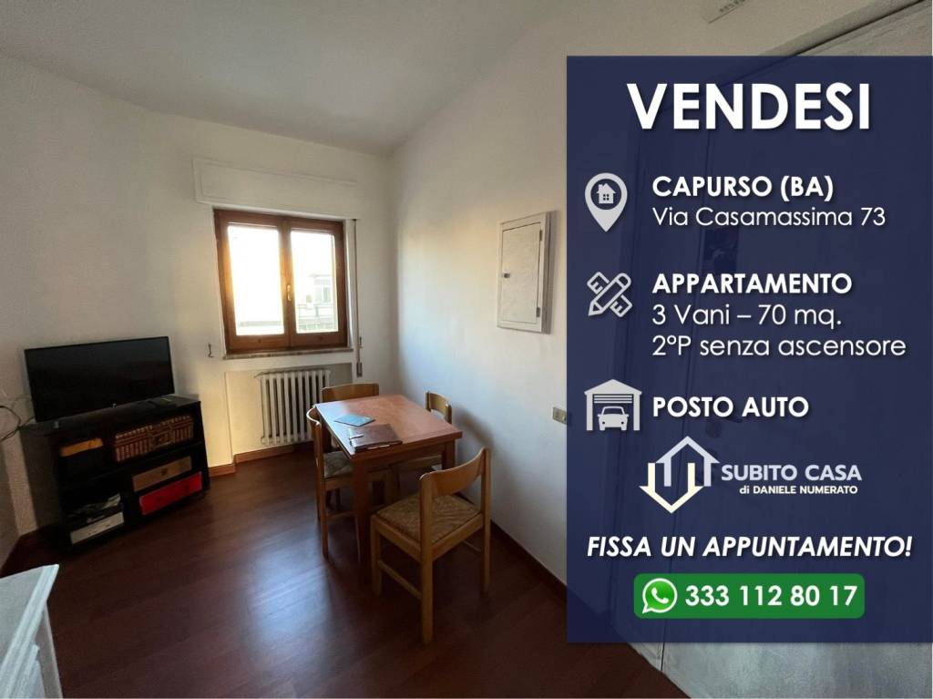 Appartamento in vendita a Capurso via Casamassima, 73