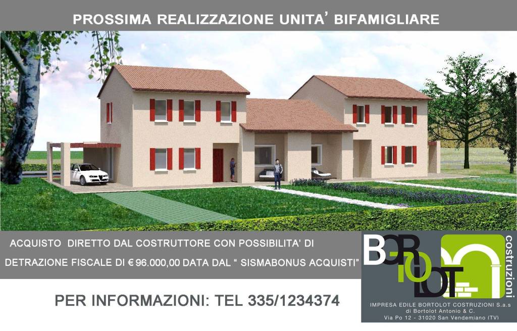 Villa Bifamiliare in in vendita da privato a San Vendemiano via Piave