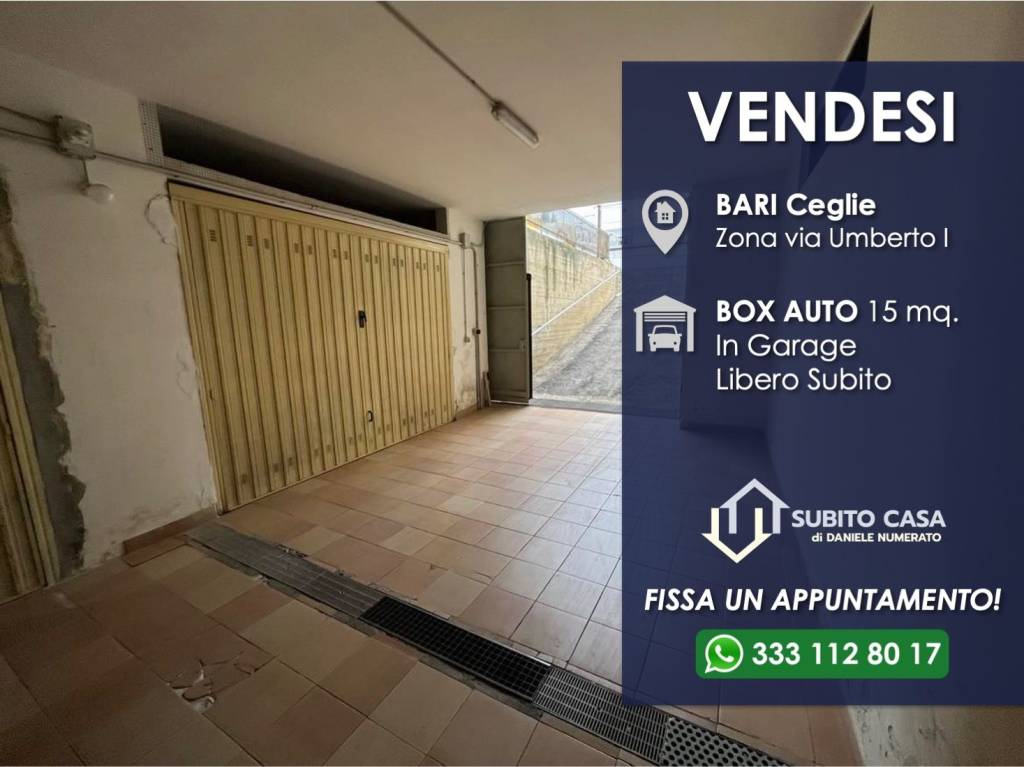 Garage in vendita a Bari via Vittorio Alfieri, 8