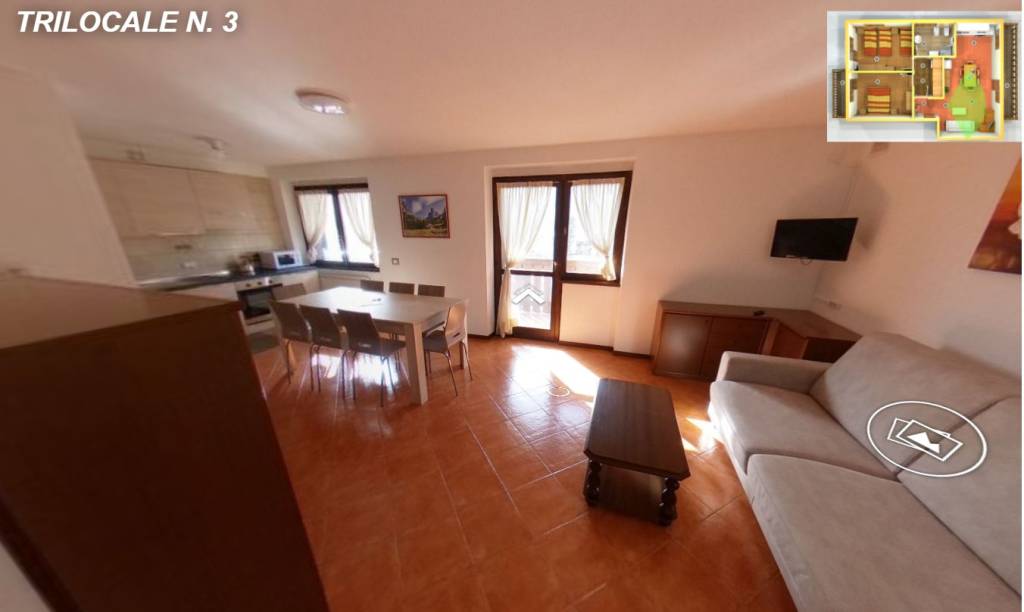 Appartamento in in affitto da privato a Pinzolo via Nepomuceno Bolognini, 88