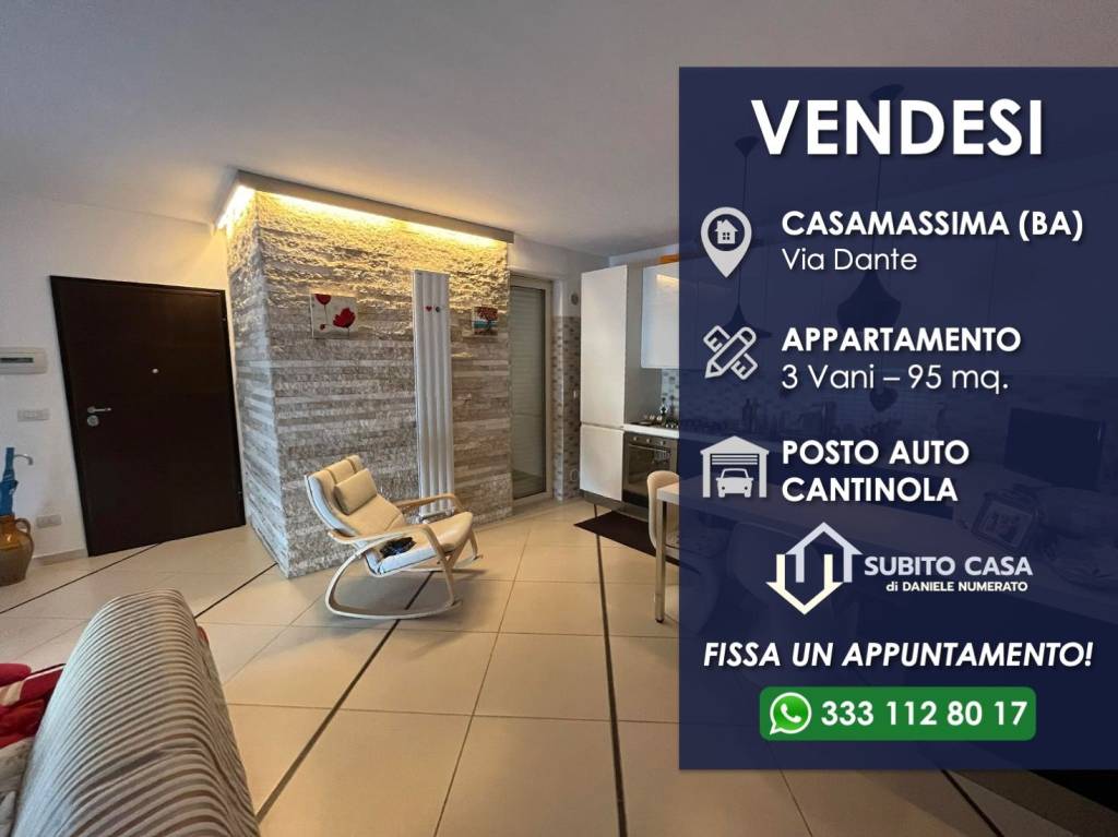 Appartamento in vendita a Casamassima via Dante Alighieri, 7
