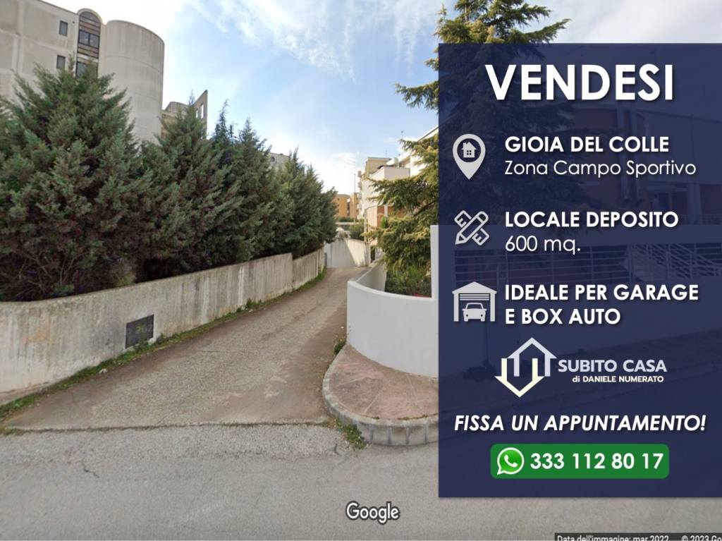 Magazzino in vendita a Gioia del Colle via Umberto Elia Terracini