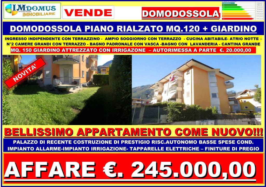 Appartamento in vendita a Domodossola via Enrico De Nicola