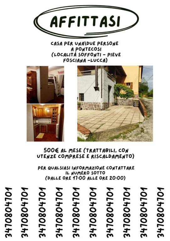 Appartamento in in affitto da privato a Pieve Fosciana strada Provinciale di San Romano in Garfagnana, 1