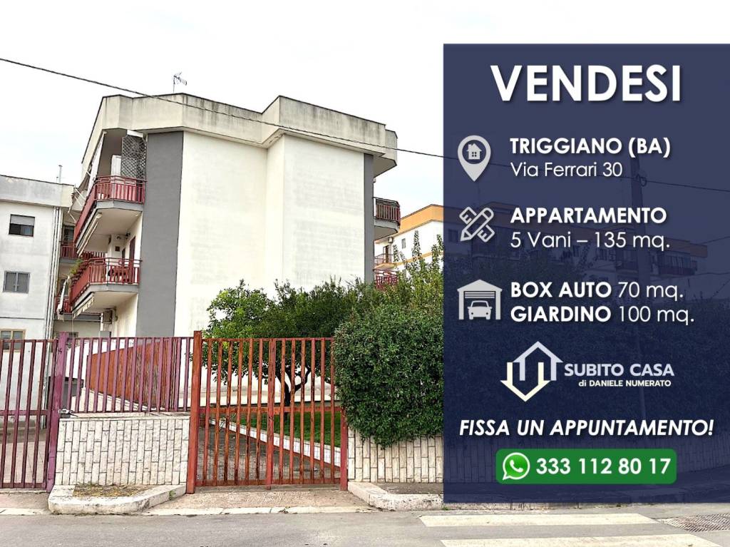 Appartamento in vendita a Triggiano via Enzo Ferrari, 30