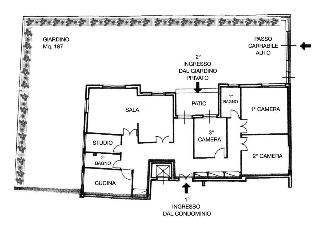 Appartamento in vendita a Roma viale Appio Claudio, 325