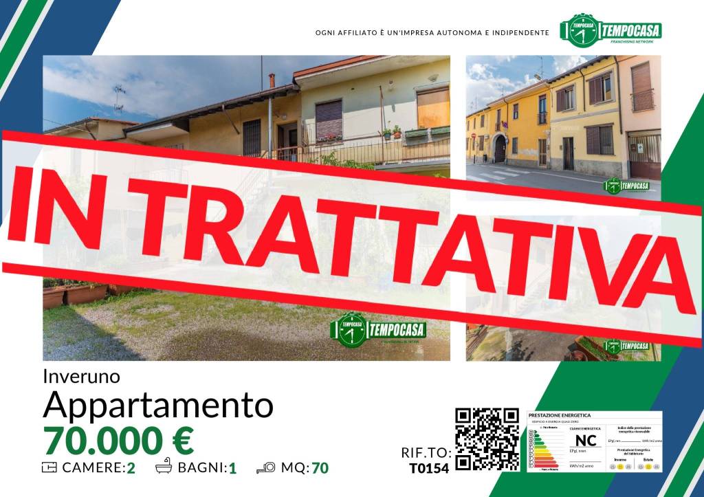 Appartamento in vendita a Inveruno via Cavour