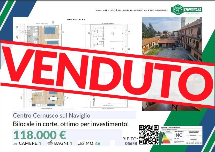 Appartamento in vendita a Cernusco sul Naviglio via torriani 48