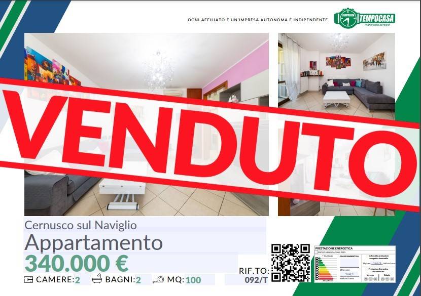 Appartamento in vendita a Cernusco sul Naviglio via scirea