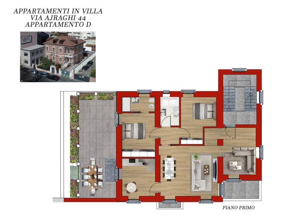 Appartamento in vendita a Milano via Cesare Ajraghi, 44