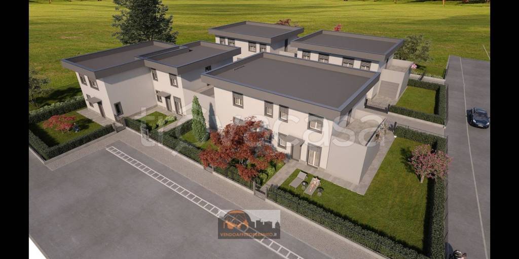 Villa Bifamiliare in vendita a Romano di Lombardia via fratelli cairoli