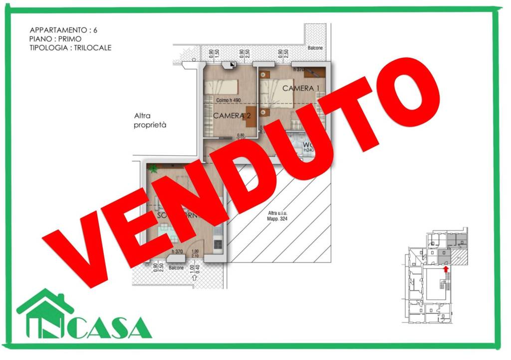 Appartamento in vendita a Milano via Francesco Rismondo