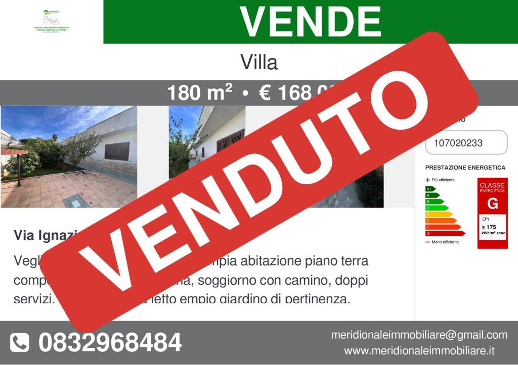Villa in vendita a Veglie via Ignazio Silone, 7