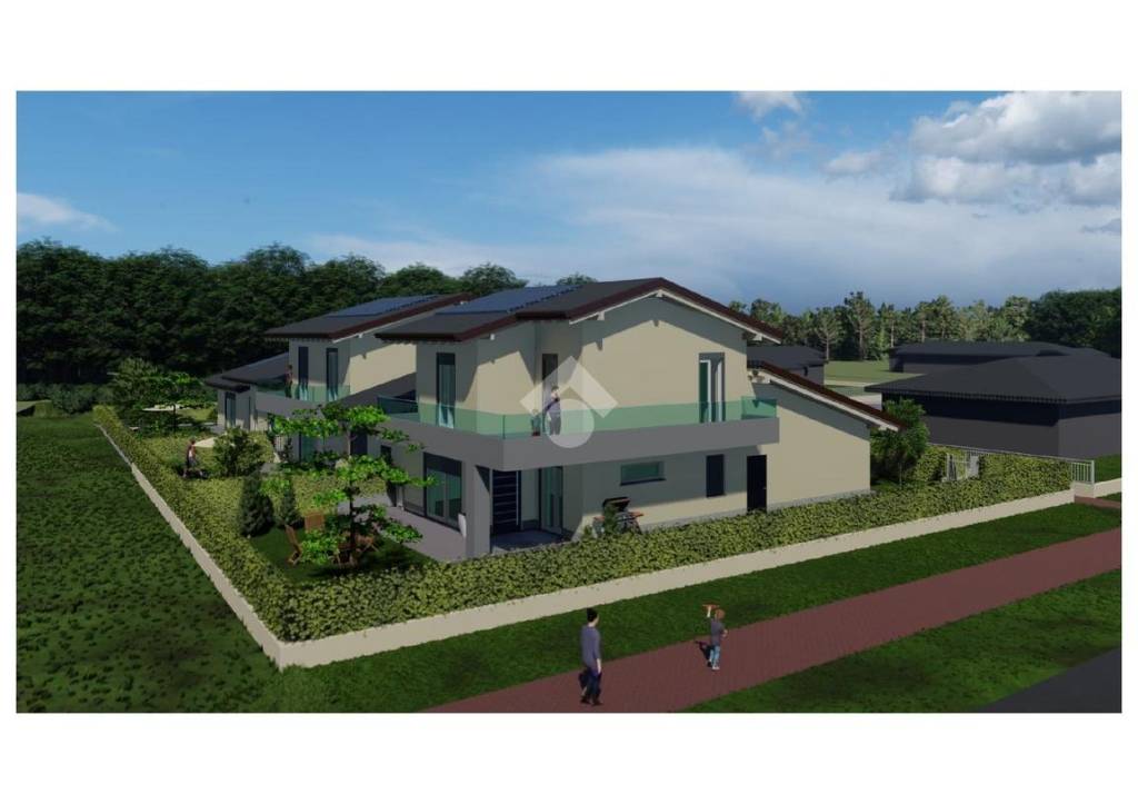 Villa Bifamiliare in vendita a Chignolo d'Isola residenziale via Rossini, 1