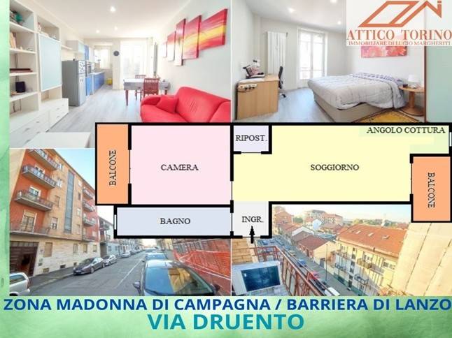 Appartamento in vendita a Torino via Druento, 11