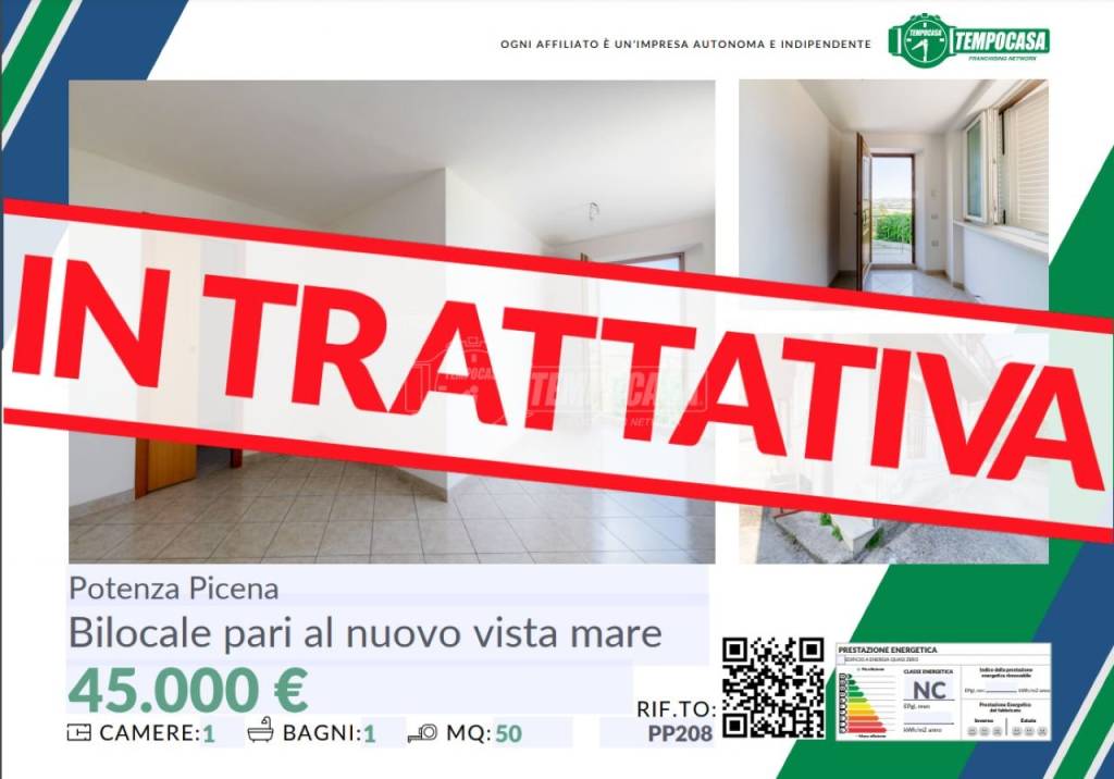 Appartamento in vendita a Potenza Picena contrada Carpineto 2/b