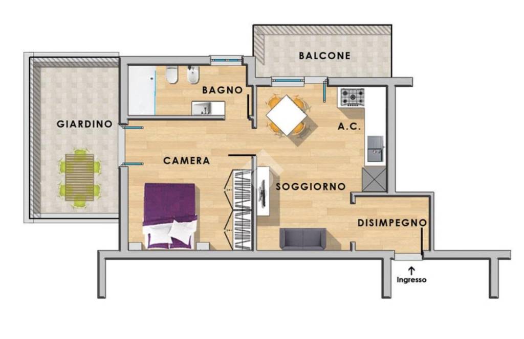 Appartamento in vendita a Roma via Montelupo Fiorentino, 47