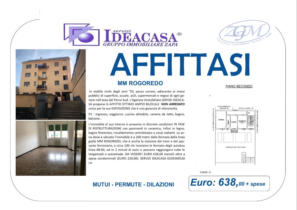 Appartamento in affitto a Milano via Freikofel, 24