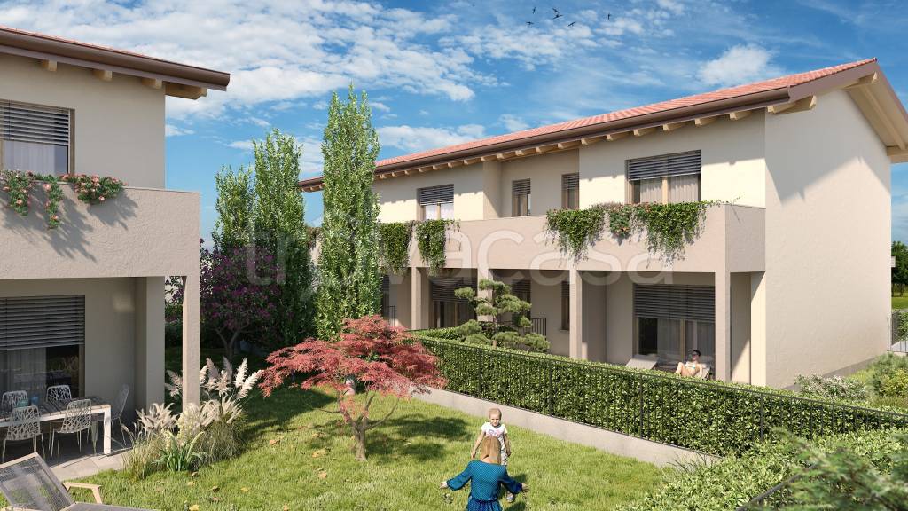 Villa Bifamiliare in vendita ad Alzano Lombardo via Guglielmo Marconi, 13