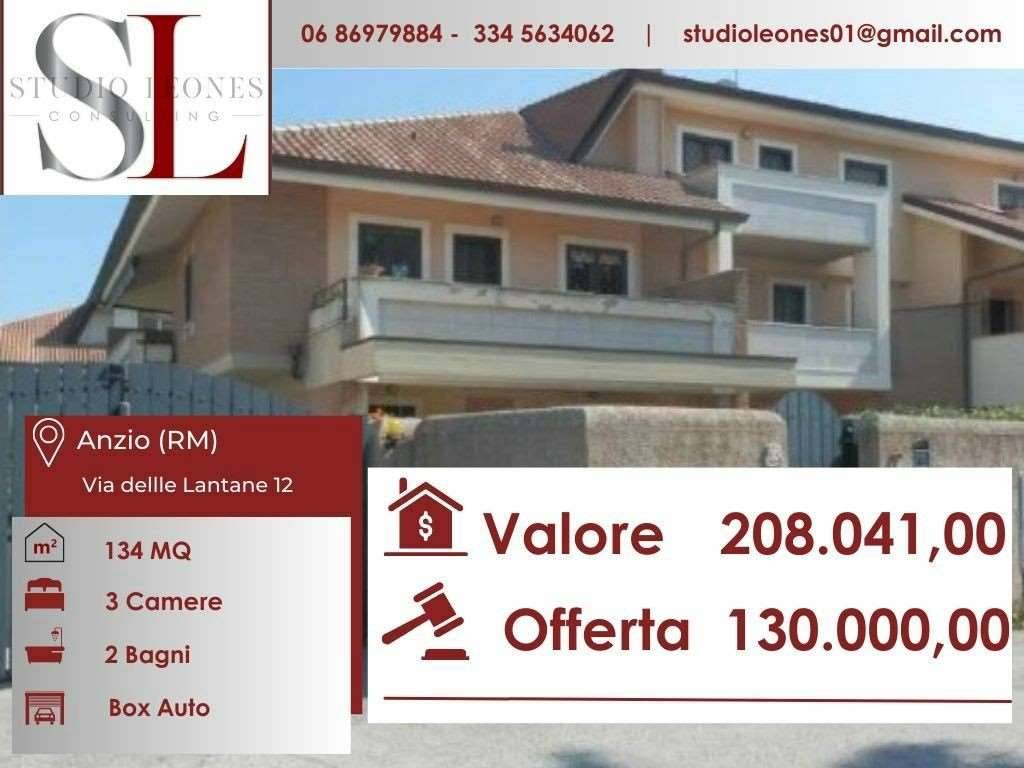 Villa all'asta ad Anzio via delle Lantane, 12