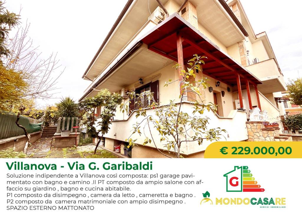 Villa a Schiera in vendita a Guidonia Montecelio via Giuseppe Garibaldi, 174